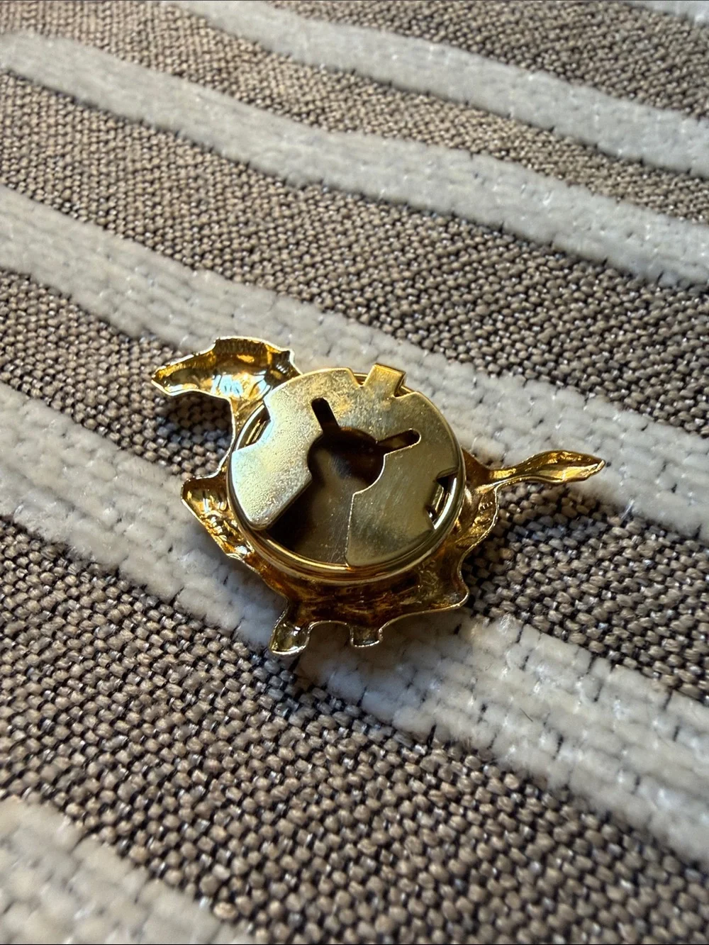 Ornate Gold Horse Accent Pin - Decorative Home Accent